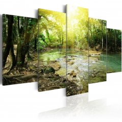 Obraz - Lesní řeka II