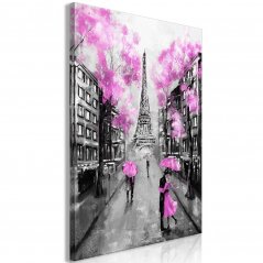 Obraz - Rande v Paríži - ružové