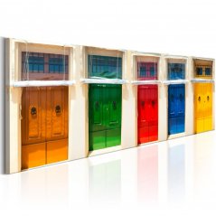 Obraz - Farebné dvere