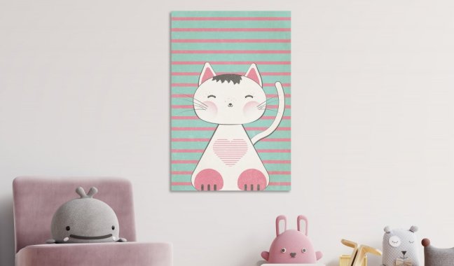 Obraz - Pruhované kotě
