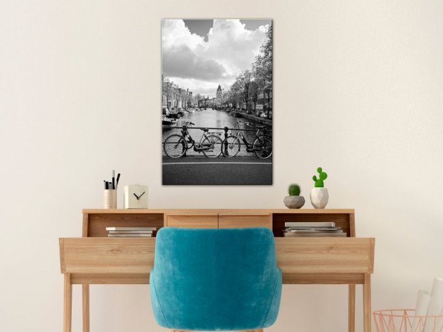 Obraz - Bicykle na moste