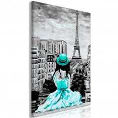 Obraz - Barva Paříže - zelená