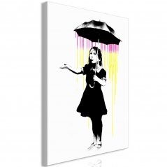 Obraz - Dívka s deštníkem
