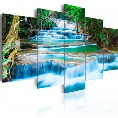 Obraz - Modrý vodopád v Kančanaburi, Thajsko
