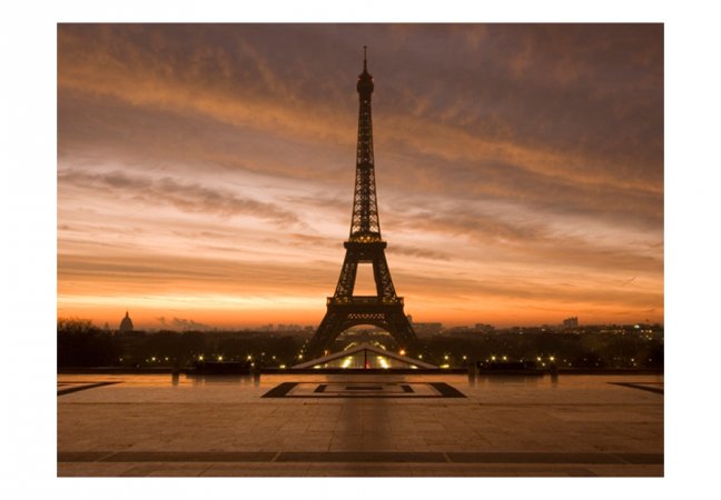 Fototapeta - Eiffelova věž při svítání