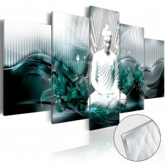 Obraz na akrylátovom skle - Azúrová meditácia