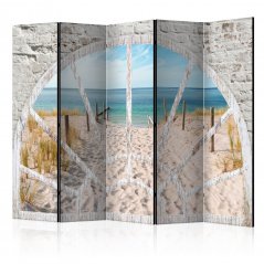 Paraván - Pohled z okna - Pláž II