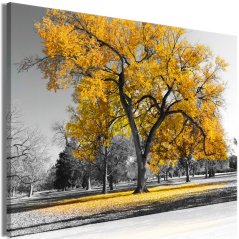 Obraz - Jeseň v parku - zlatá II