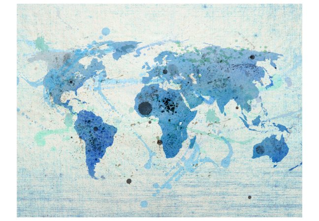 Fototapeta - Plavba a plachtění - mapa světa
