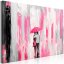 Obraz - Zamilovaný deštník - růžový