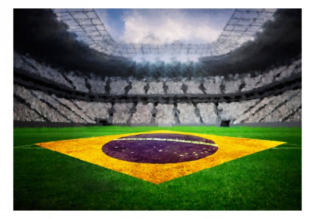 Fototapeta - Brazílsky štadión