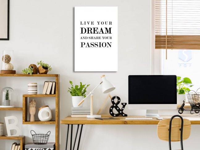 Obraz - Žite svoj sen a zdieľajte svoju vášeň