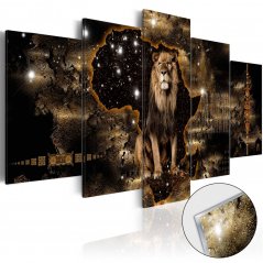 Obraz na akrylátovom skle - Zlatý lev