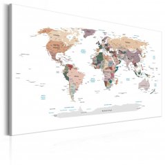 Obraz - Mapa světa: Kde dnes?