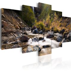 Obraz - Lesný vodopád II
