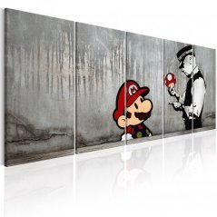 Obraz - Mario Bros na betonu