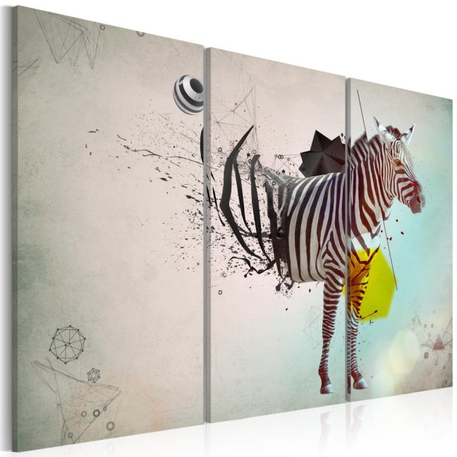 Obraz - Zebra - abstrakcia