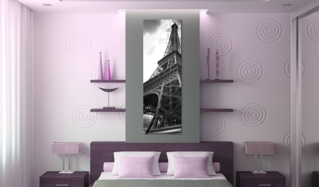 Obraz - Vzhůru do Paříže - černobílé