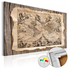 Korková nástěnka - Mapa minulosti