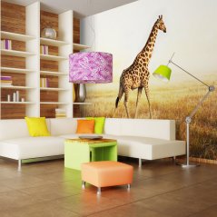 Fototapeta - Žirafa - procházka