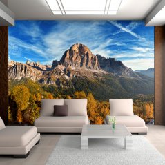 Fototapeta - Panoramatický výhled na italské Dolomity
