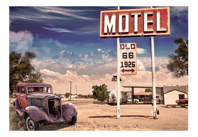 Fototapeta - Starý motel