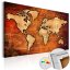 Korková nástěnka - Jantarový svět - Mapa