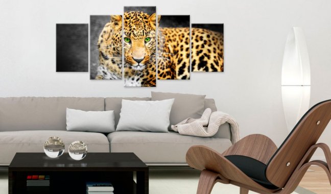 Obraz - Zelenooký leopard