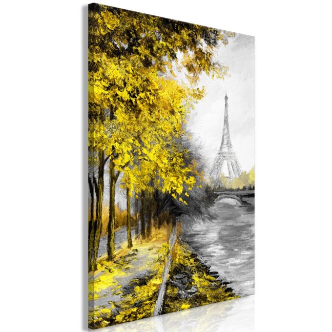 Obraz - Pařížský kanál - žlutý