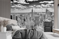 Prémiová fototapeta - Mraky nad Manhattanom