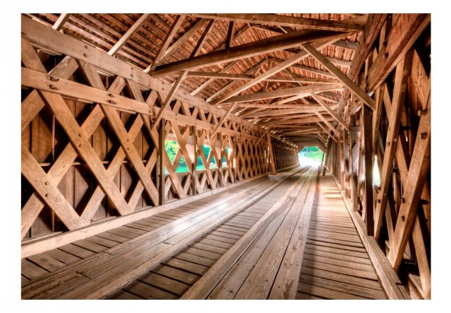 Fototapeta - Dřevěný most