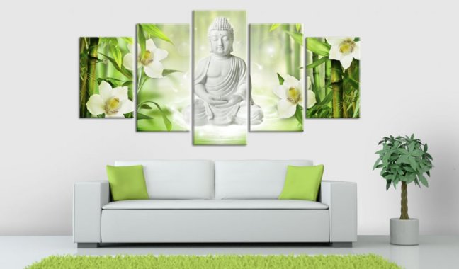 Obraz - Budha a jazmín