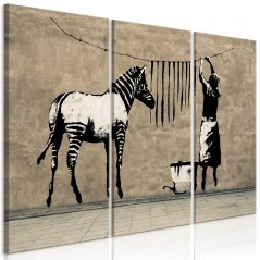 Obraz - Banksy: Umývání zebry