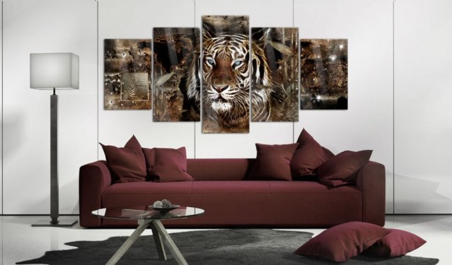 Obraz na akrylátovém skle - Strážce džungle