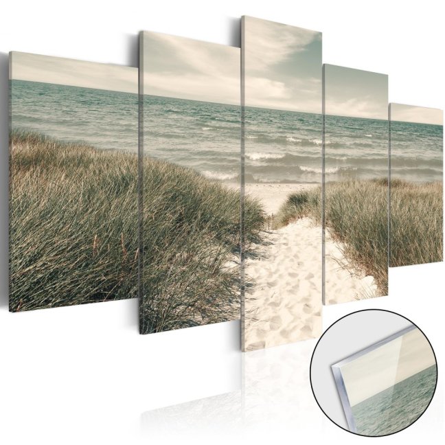 Obraz na akrylátovém skle - Tichá pláž