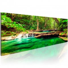 Obraz - Smaragdový vodopád