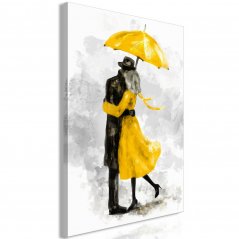 Obraz - Pod žltým dáždnikom