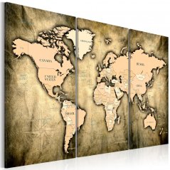 Obraz - Mapa světa: Písky času
