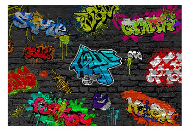 Fototapeta - Graffiti stěna