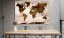 Obraz - Mapa světa: Hnědá země