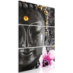 Obraz - Budha a kvetina