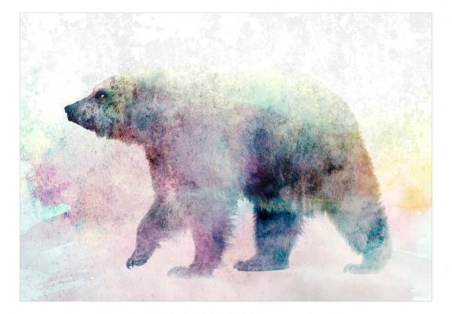 Samolepiaca fototapeta - Osamelý medveď
