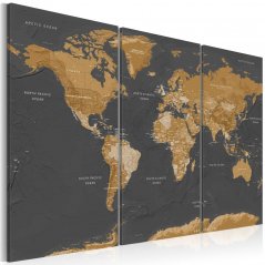 Obraz - Mapa sveta: Moderná estetika