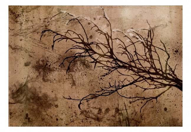 Fototapeta - Hrubý čerešňový strom