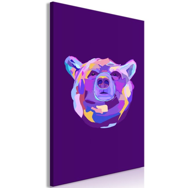 Obraz - Farebný medveď
