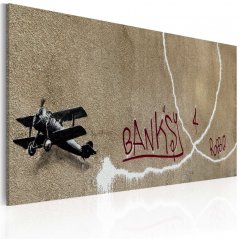 Obraz - Letadlo lásky (Banksy)