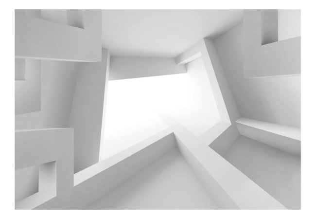 Samolepící fototapeta - 3D bílý pokoj