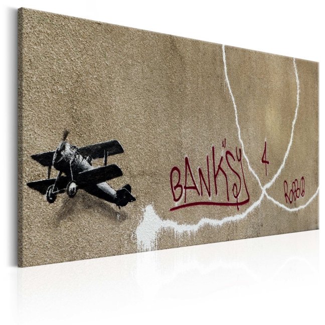 Obraz - Lietadlo lásky II (Banksy)
