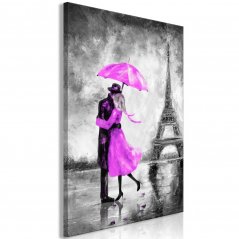 Obraz - Mlha v Paříži - růžová