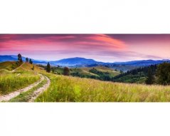 Panoramatická fototapeta - Příroda s červánky